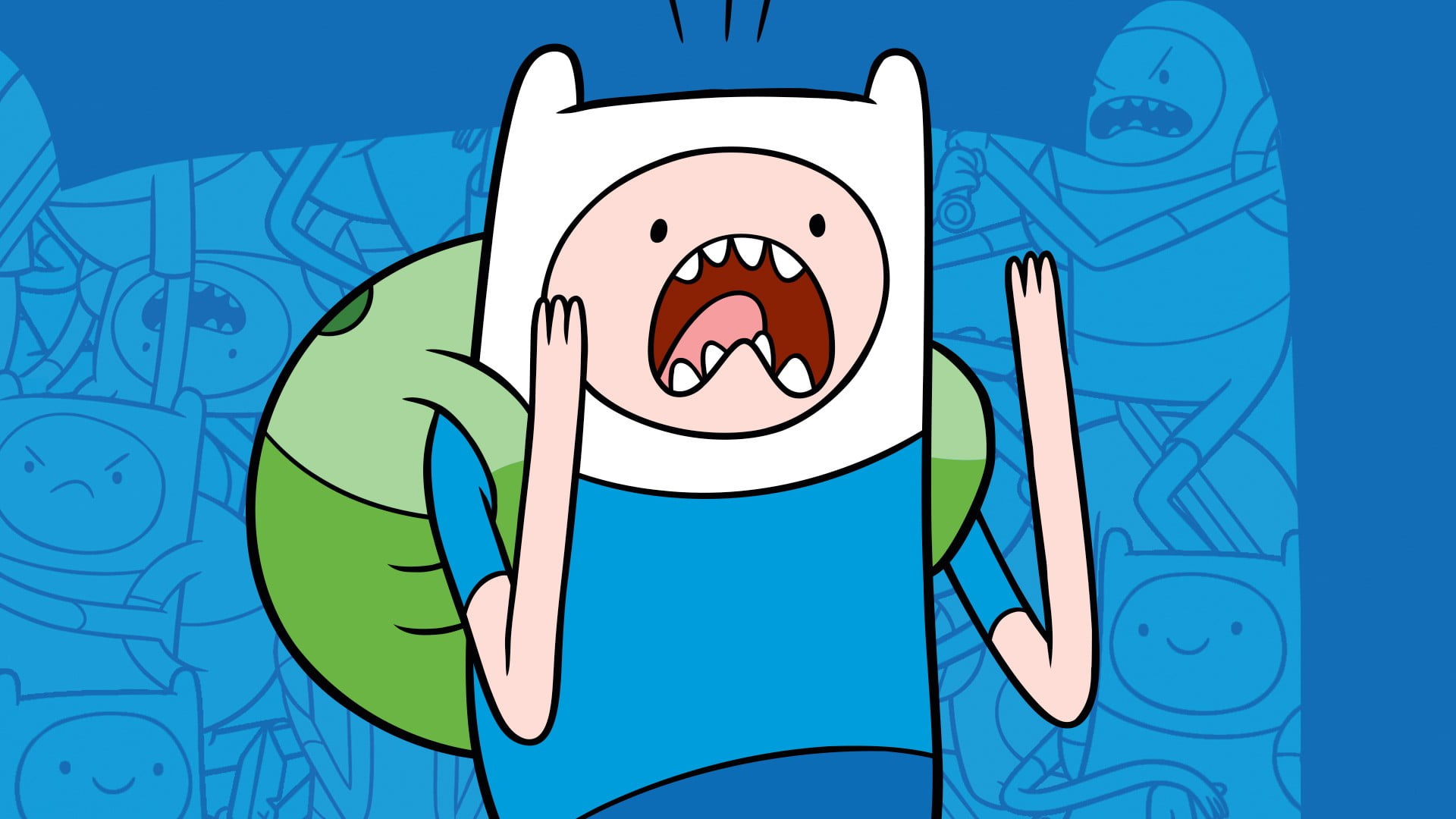 Adventure Time character illustration, Adventure Time, cartoon, Finn the Human