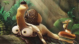 Ice Age wallpaper, movies, Ice Age: Dawn of the Dinosaurs, Ice Age, Scrat HD wallpaper