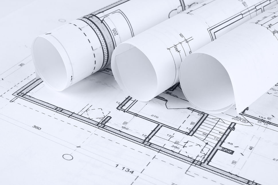 four floor plans, architecture HD wallpaper
