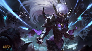 white haired female character from League of Legends, League of Legends, Irelia