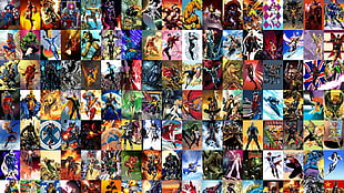 photo of superheroes poster collage