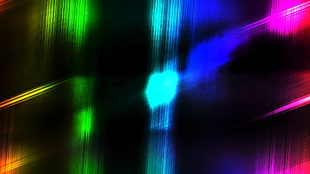 multi-colored digital wallpaper