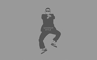 Psy Gangnam Style illustration HD wallpaper