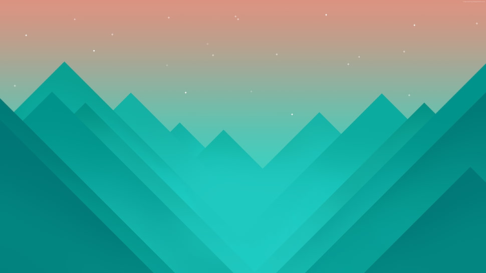 green illustration HD wallpaper