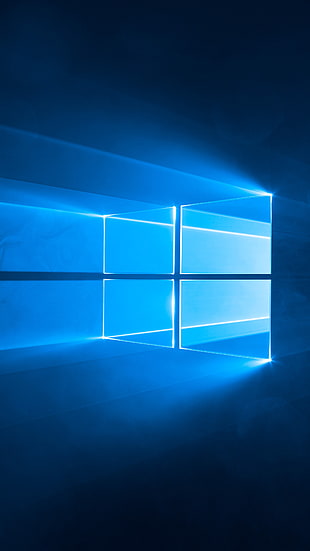 blue and white wooden cabinet, Windows 10, operating systems, Microsoft Windows, portrait display