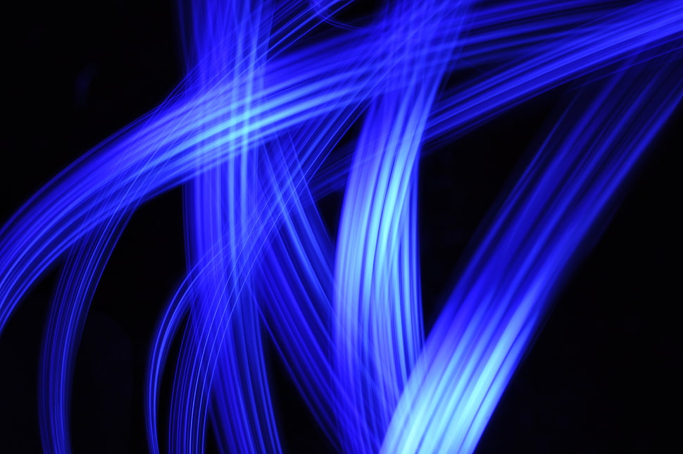 blue light, Light, Flash, Lines HD wallpaper
