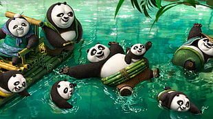 Kung Fu Panda digital wallpaper, panda, Kung Fu Panda