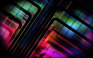 multicolored LED illsutration HD wallpaper