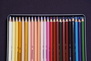 color pencil pack in box HD wallpaper