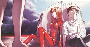 Evangelion Asuka, Neon Genesis Evangelion, Asuka Langley Soryu, Ikari Shinji HD wallpaper