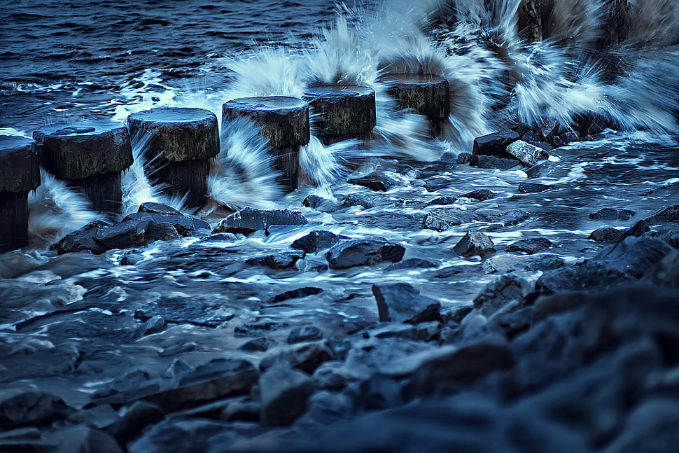 gray stone, nature HD wallpaper