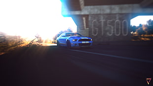 Need for Speed game digital wallpaper, gt500, 2013, Ford, Ford Mustang