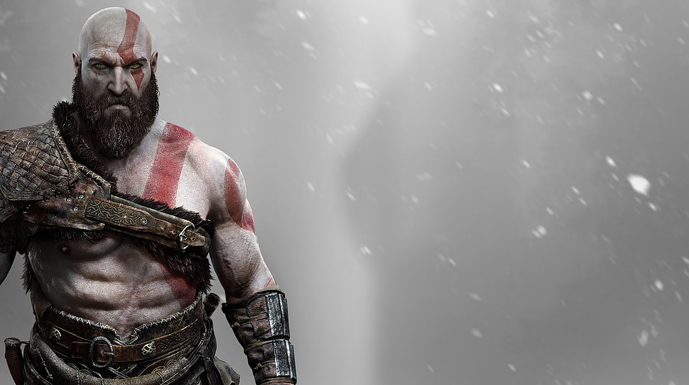 God of War Kratos digital wallpaper HD wallpaper