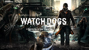 Watch Dogs graphic wallpaper, Watch_Dogs, video games HD wallpaper
