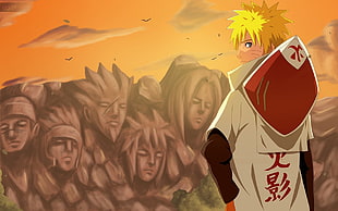 Hokage Uzumaki Naruto digital wallpaper
