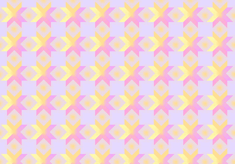 pink and yellow artwork HD wallpaper