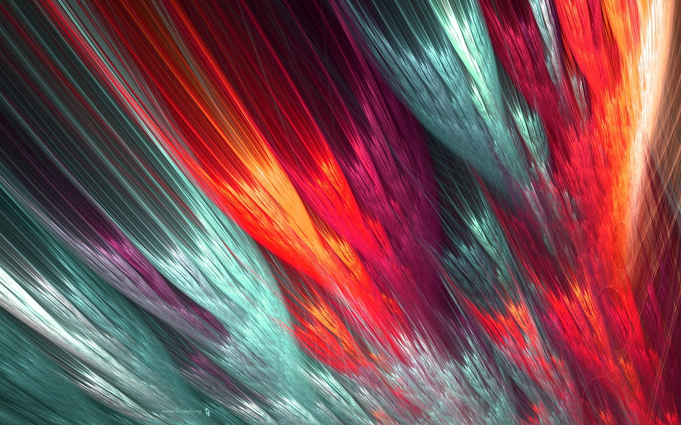 green and black abstract photo HD wallpaper
