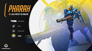 Overwatch Pharah illustration, Blizzard Entertainment, Overwatch, video games, Fareeha Amari HD wallpaper