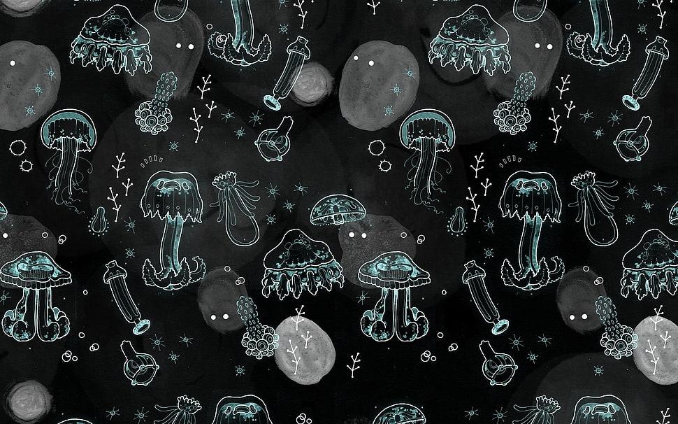mushroom digital wallpaper HD wallpaper