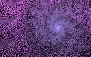 purple and black DNA illustration