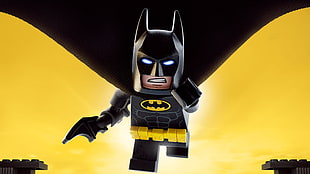 Batman Lego character digital wallpaper