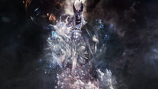 elder lich illustration, Smite, Anubis HD wallpaper