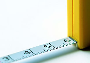 white tape measure