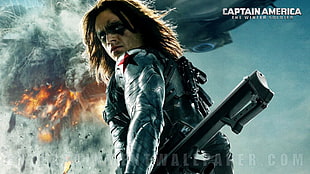 Captain America Bucky Barnes, Captain America: The Winter Soldier, Bucky Barnes HD wallpaper