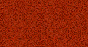 red and black floral pattern