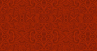 red and black floral pattern