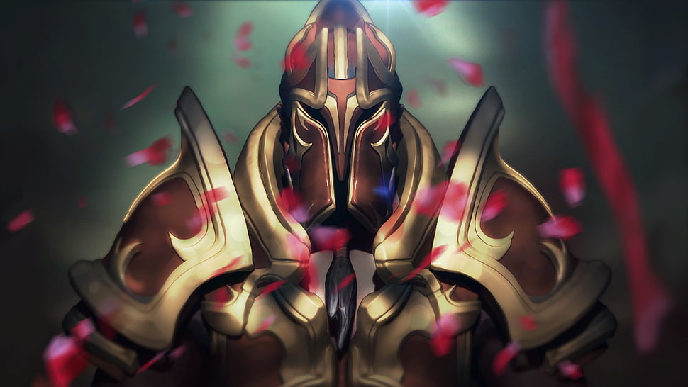 samurai illustration, Dota 2, Loading screen HD wallpaper