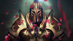 samurai illustration, Dota 2, Loading screen