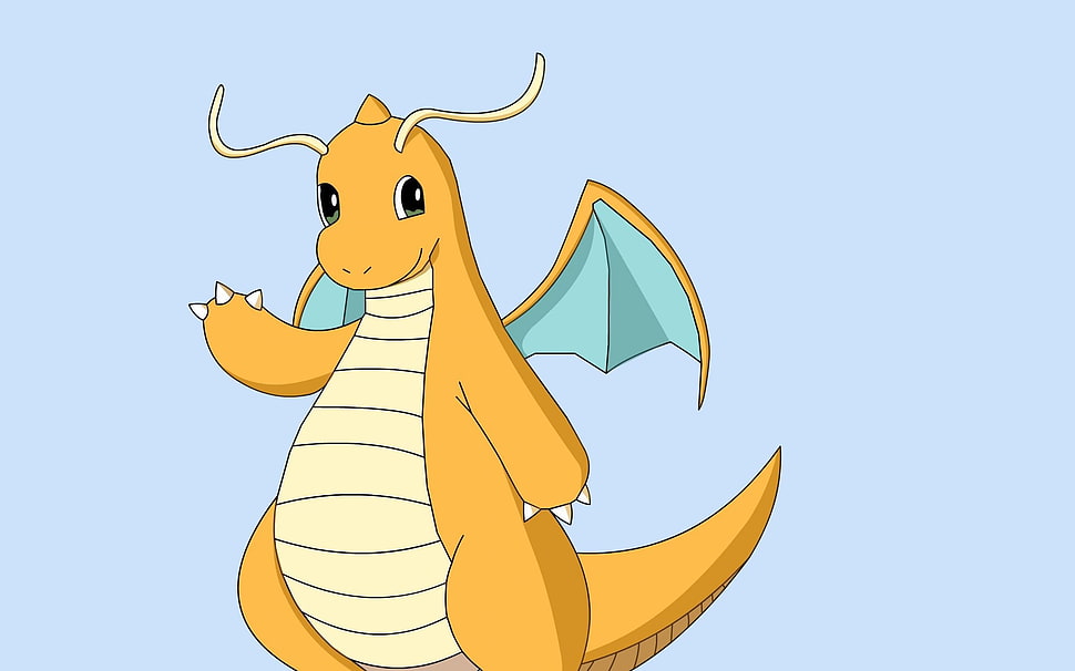 Pokemon Charizard illustration, Dragonite, Pokémon HD wallpaper
