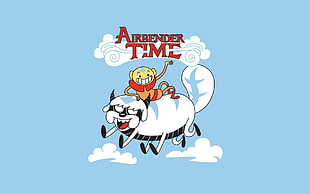 Airbender Time digital wallpaper, Adventure Time