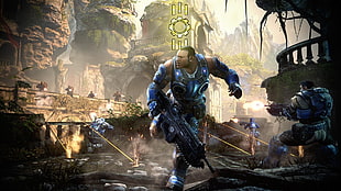 game application digital wallpaper, Gears of War, Gears of War: Judgment, video games