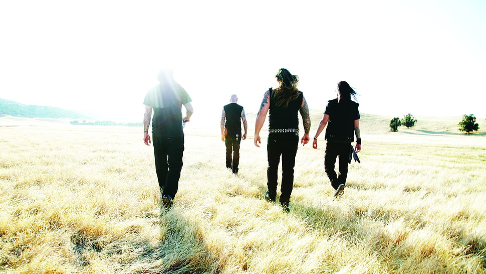 Machine head,  Sky,  Field,  Sunlight HD wallpaper