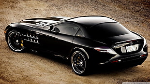 black Acura GL FF coupe, Mercedes-Benz, supercars, car, Mercedes-Benz SLR