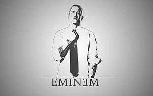 Eminem pencil sketch HD wallpaper