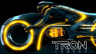 Tron Legacy poster, movies, Tron: Legacy, Light Cycle HD wallpaper