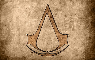 brown triangle shape logo \