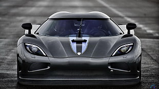 black supercar, car, Koenigsegg, Agera R HD wallpaper