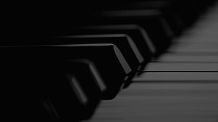 white and black keyboard keys, music, piano, musical instrument HD wallpaper