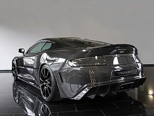 gray carbon fiber Aston Martin DB-series HD wallpaper