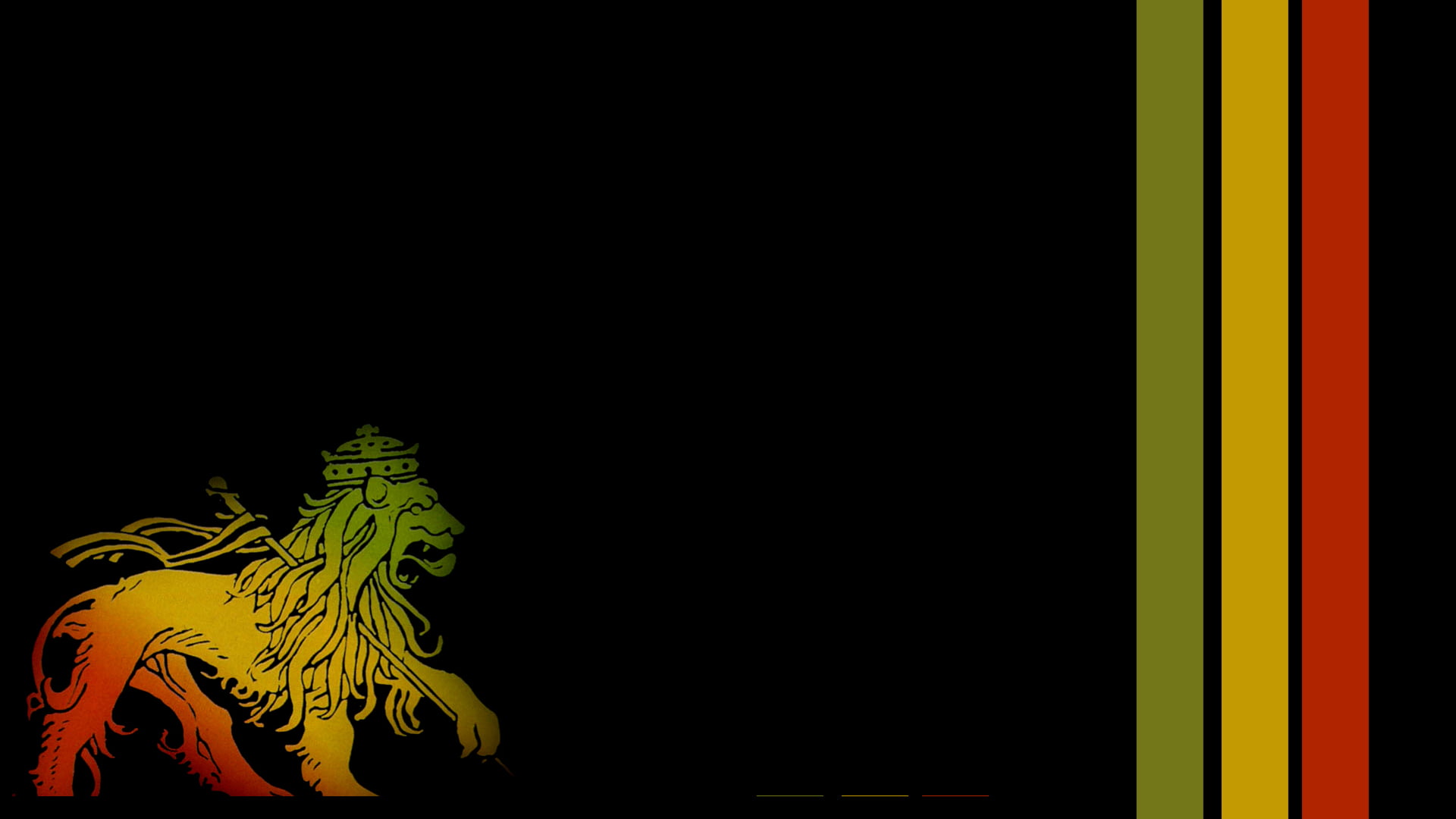 Với sự kết hợp đầy tinh tế giữa màu xanh lá cây, vàng và đỏ, hình nền sư tử trừu tượng sẽ không làm bạn thất vọng. Với vằn kẻ độc đáo, bức tranh tường này sẽ mang lại sức mạnh và động lực cho bạn mỗi khi mở máy tính. Cùng khám phá nào!