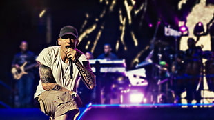 Eminem, Eminem, rap , Monster tour HD wallpaper