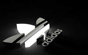 Adidas led light brand logo HD wallpaper