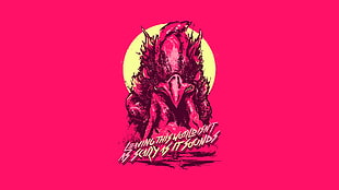 Leaving this world isn't as scary as it sounds digital wallpaper, Hotline Miami, Hotline Miami 2, Hotline Miami 2: Wrong Number