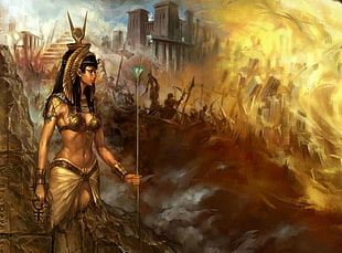fantasy art, artwork, Egyptian HD wallpaper