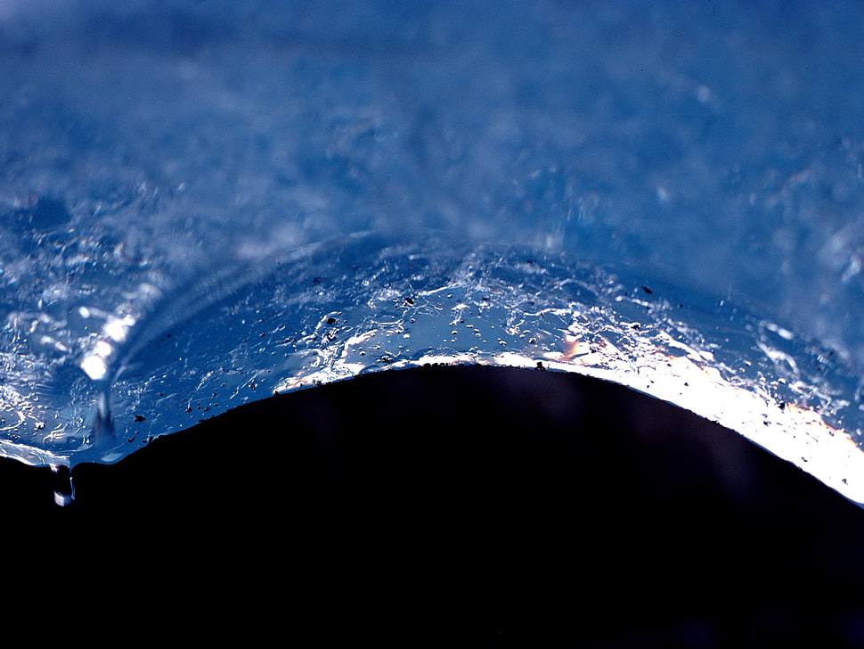 blue paint HD wallpaper