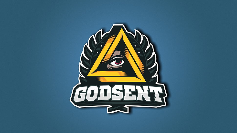 Godsent logo, Counter-Strike: Global Offensive, simple, GODSENT HD wallpaper